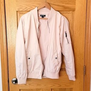 Blush bomber jacket